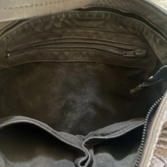 Calleen Cordero messenger Snake fringe bag - Picture 3 of 5